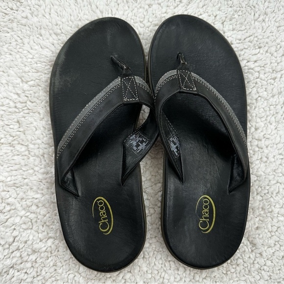 Chaco Leather Black Sandals Men’s Size 9 main image 8